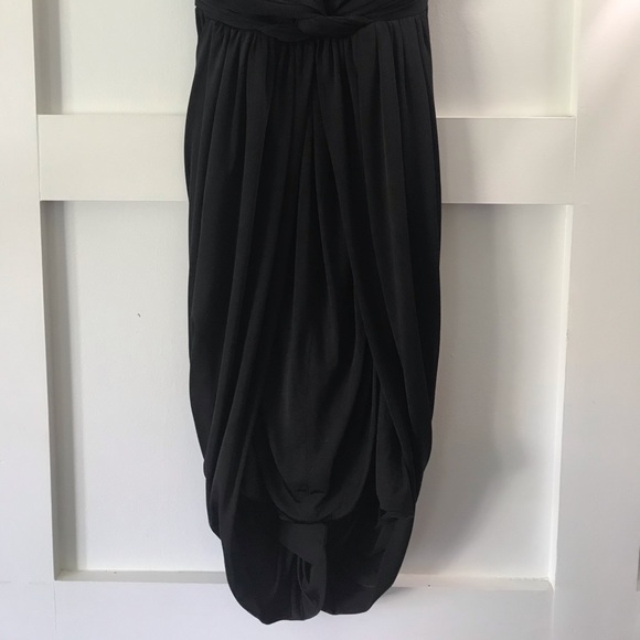 NWOT Gorgeous black strapless dress - Picture 4 of 9
